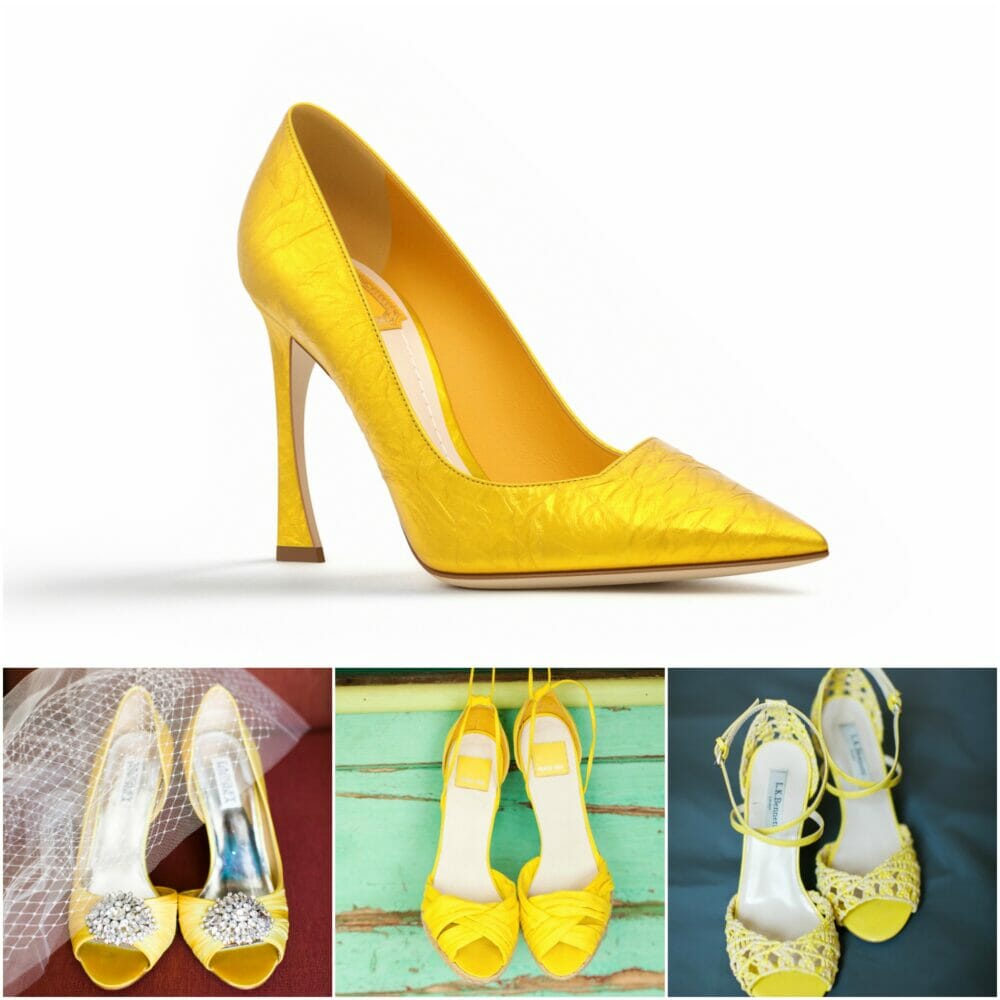zapatos amarillos